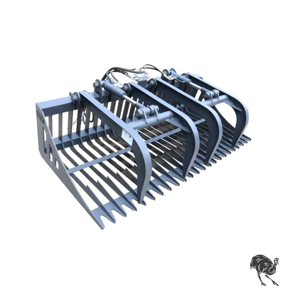 Skid Steer Attachment Skid Steer Light Duty Dual Cylinder Rock Grab