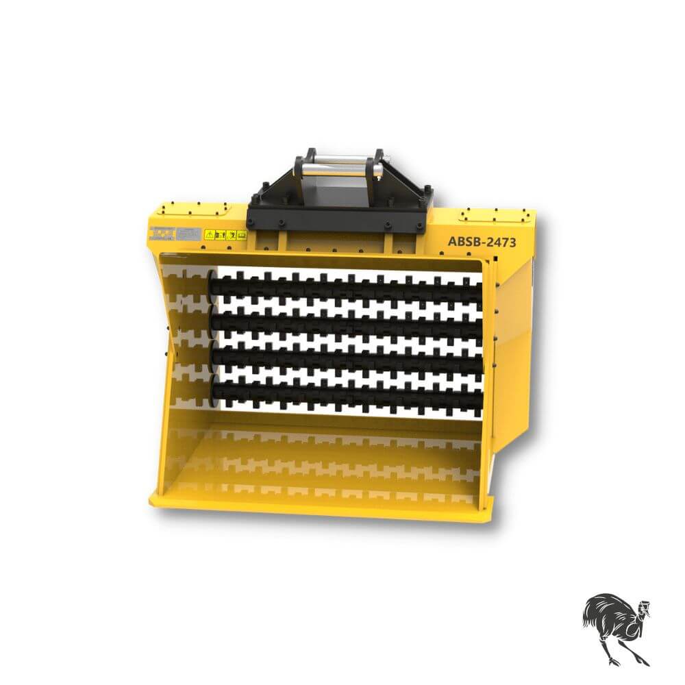 Excavator Attachment Screening Bucket