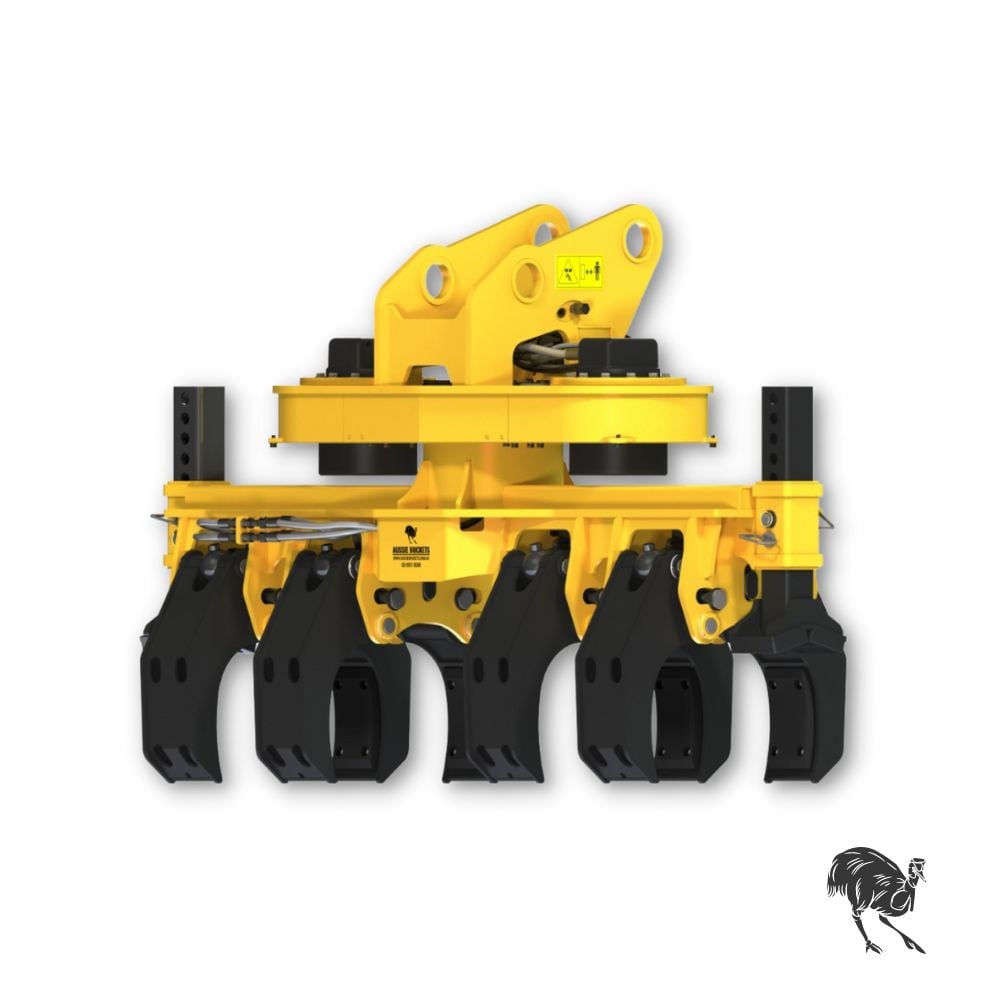 Excavator Grab Rotating Pipe Handler