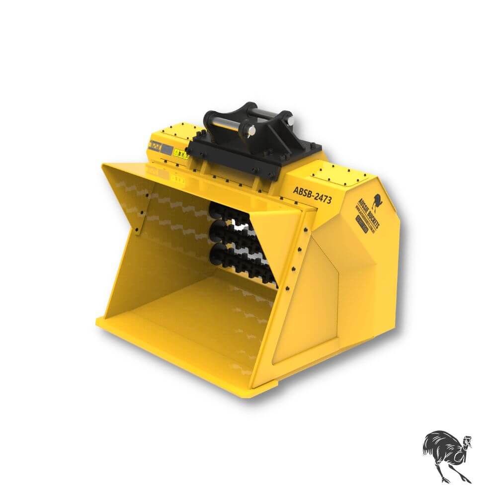 Excavator Attachment Screening Bucket