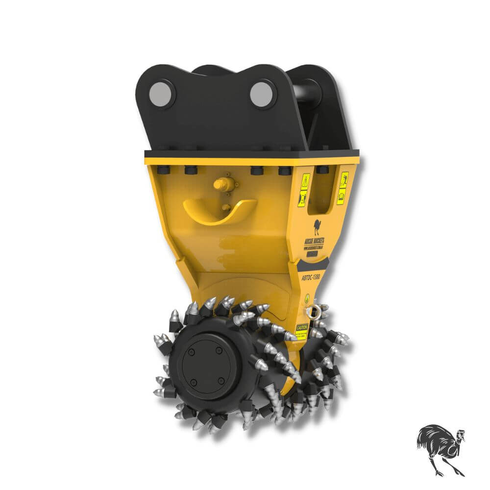 Excavator Attachment Transverse Drum Cutter