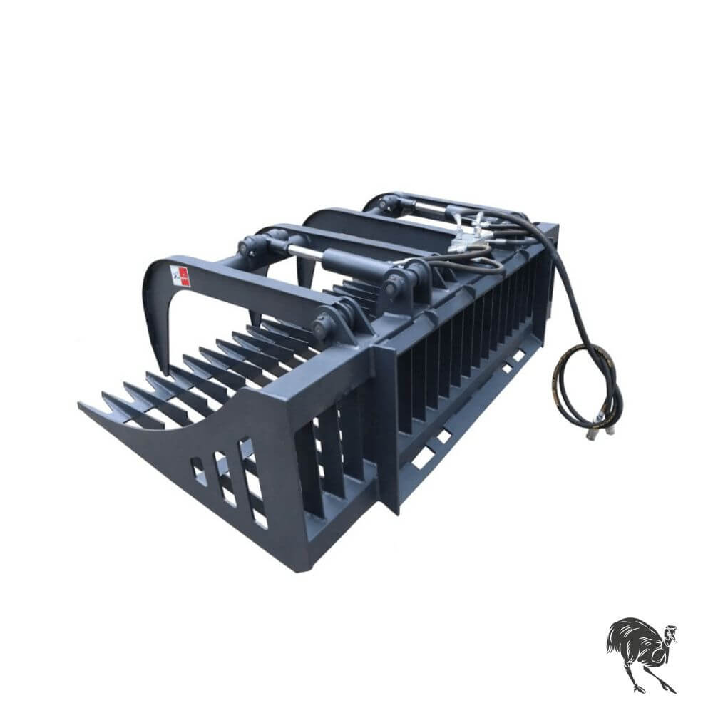 Skid Steer Attachment Skid Steer Light Duty Dual Cylinder Rock Grab