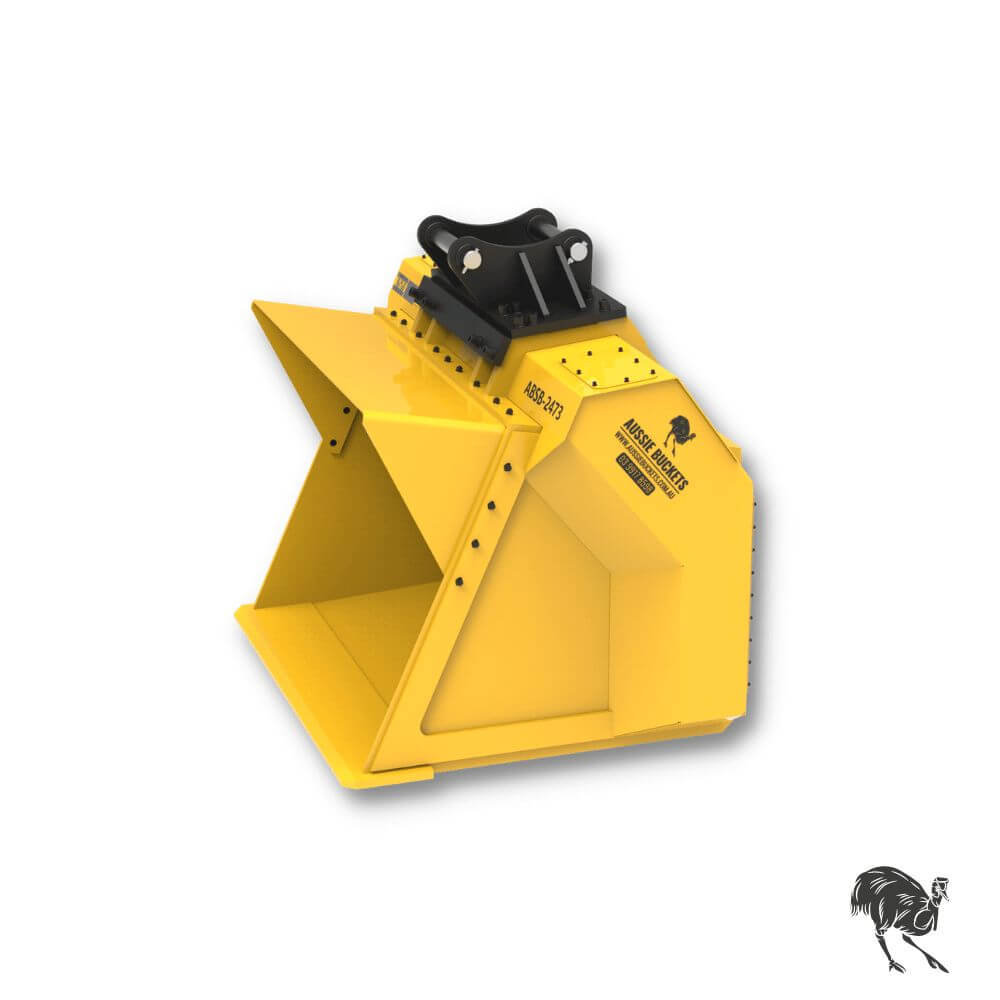 Excavator Attachment Screening Bucket