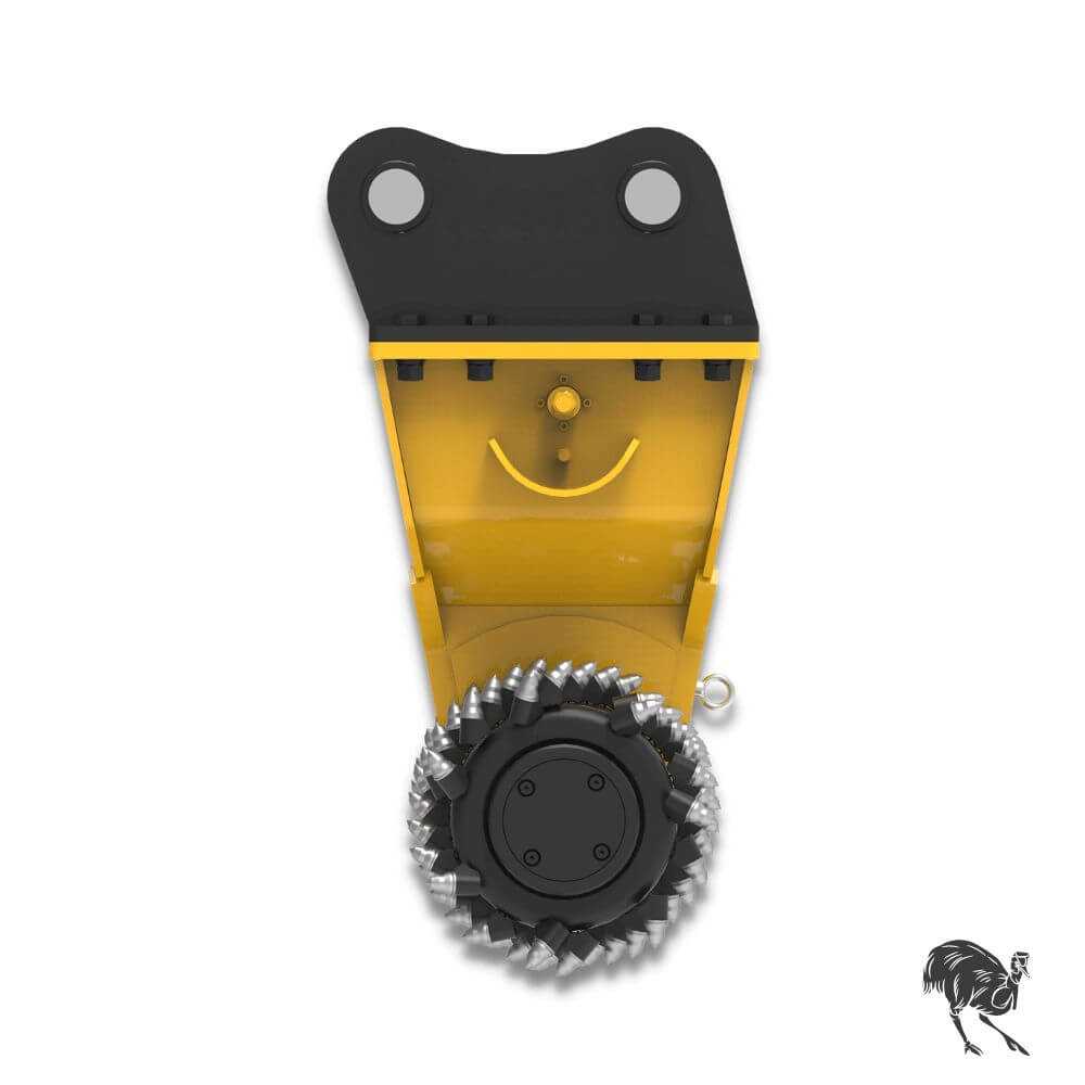 Excavator Attachment Transverse Drum Cutter