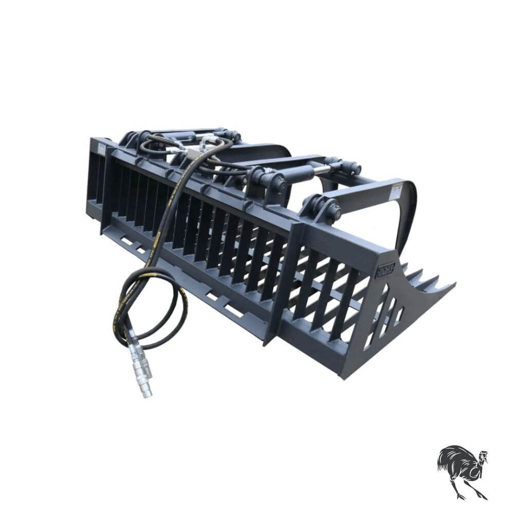 Skid Steer Attachment Skid Steer Light Duty Dual Cylinder Rock Grab