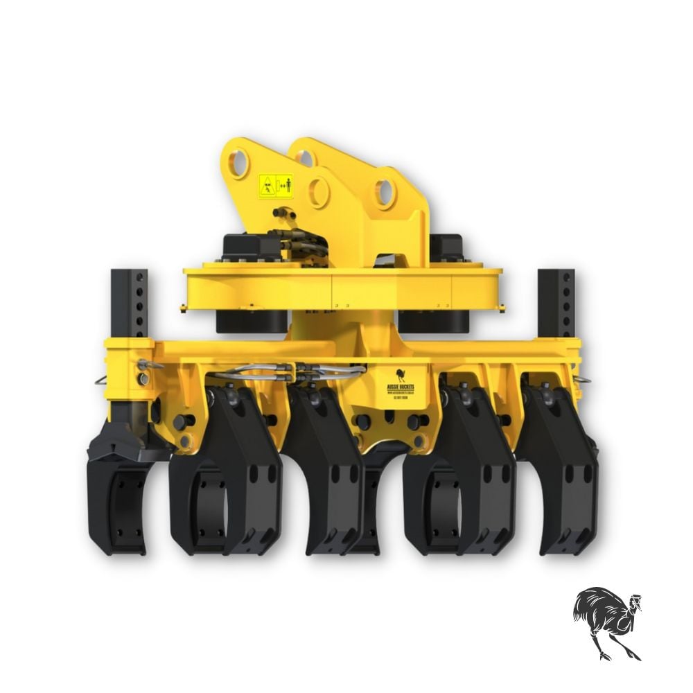 Excavator Grab Rotating Pipe Handler