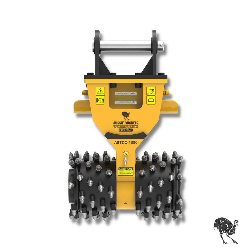 Excavator Attachment Transverse Drum Cutter