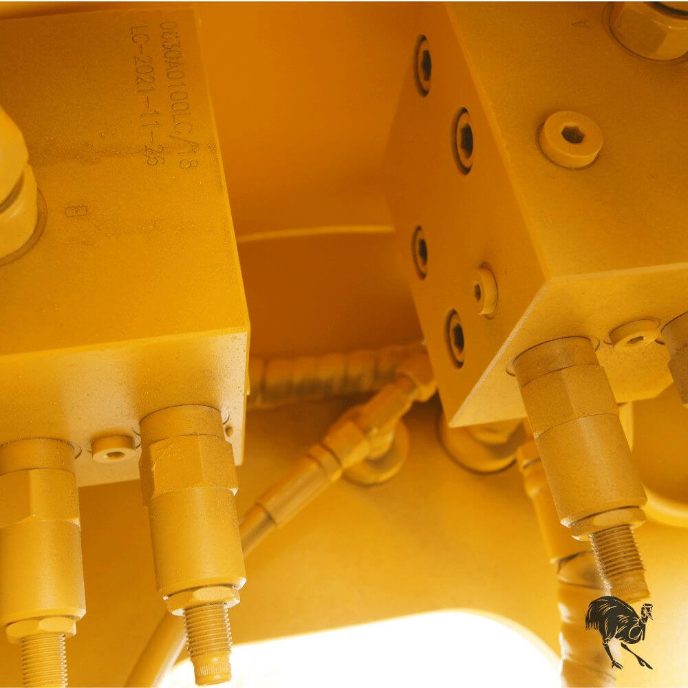 Excavator Attachment Rotating Multiprocessor Shear Jaw