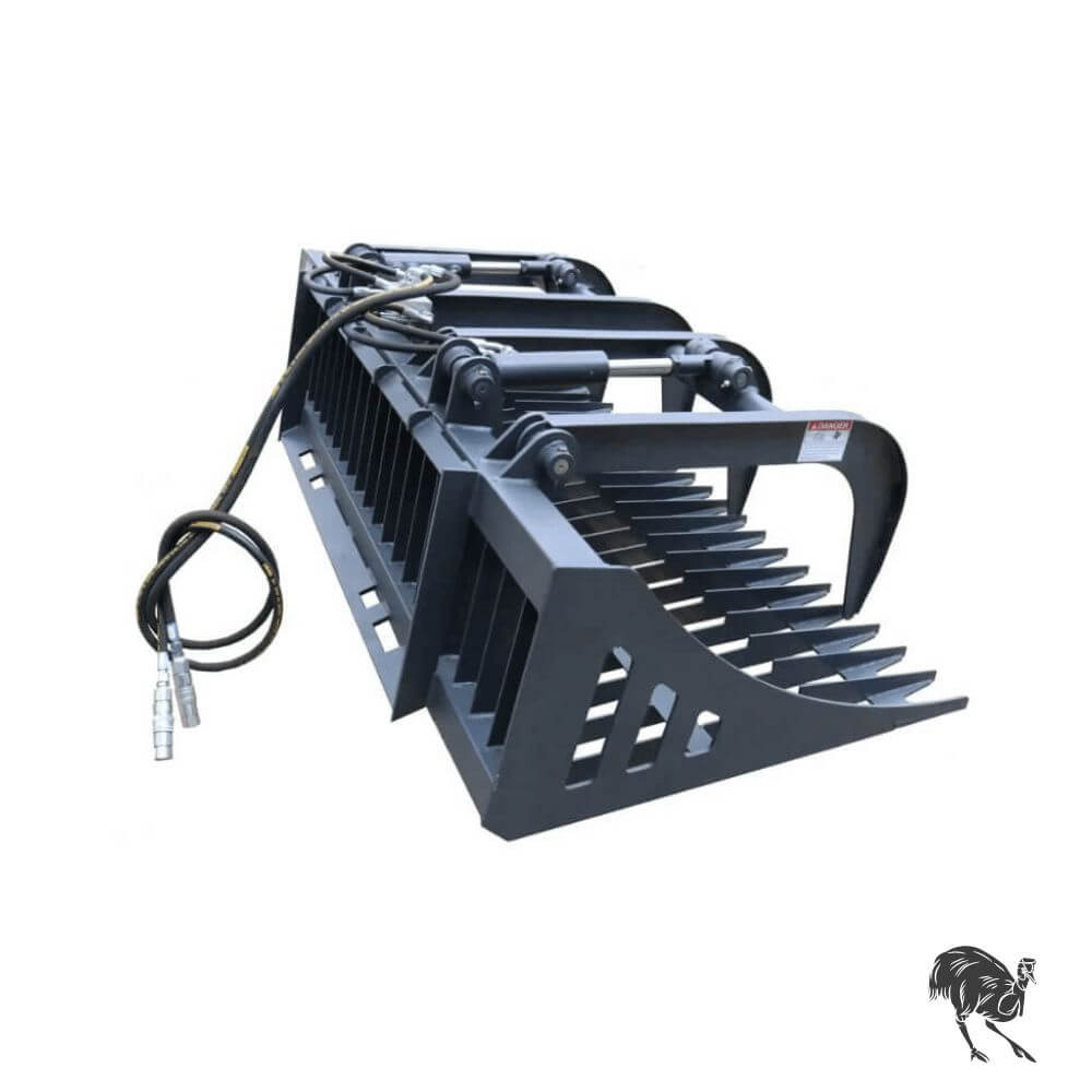Skid Steer Attachment Skid Steer Light Duty Dual Cylinder Rock Grab