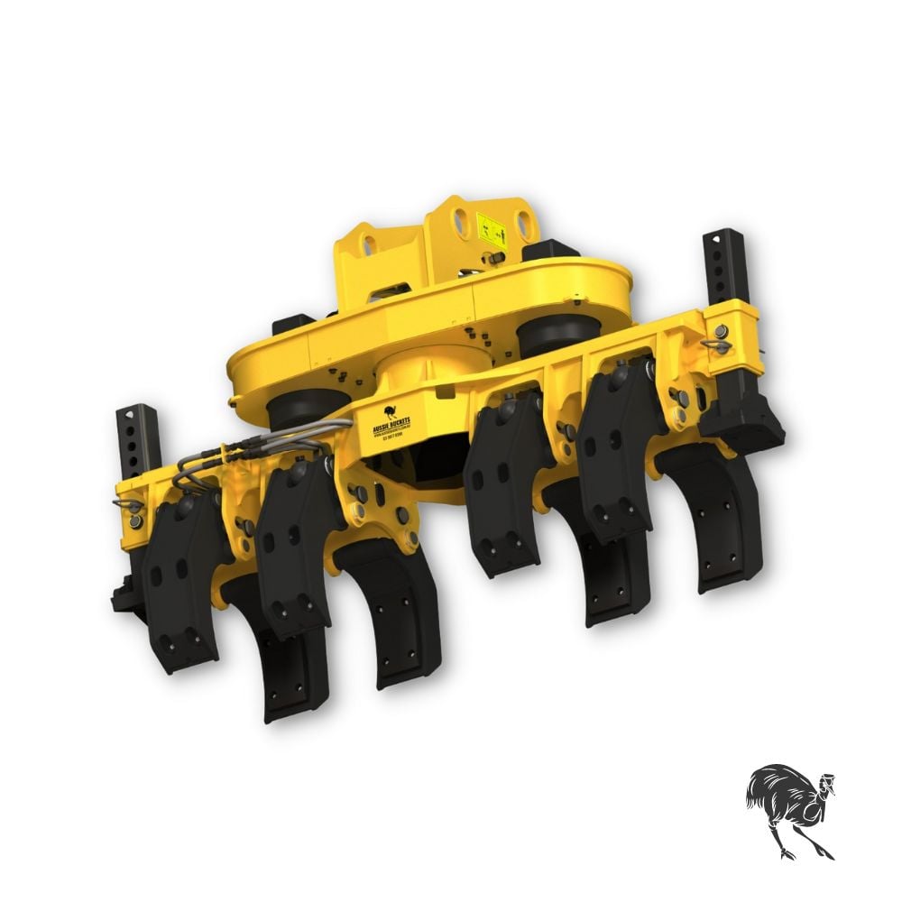 Excavator Grab Rotating Pipe Handler