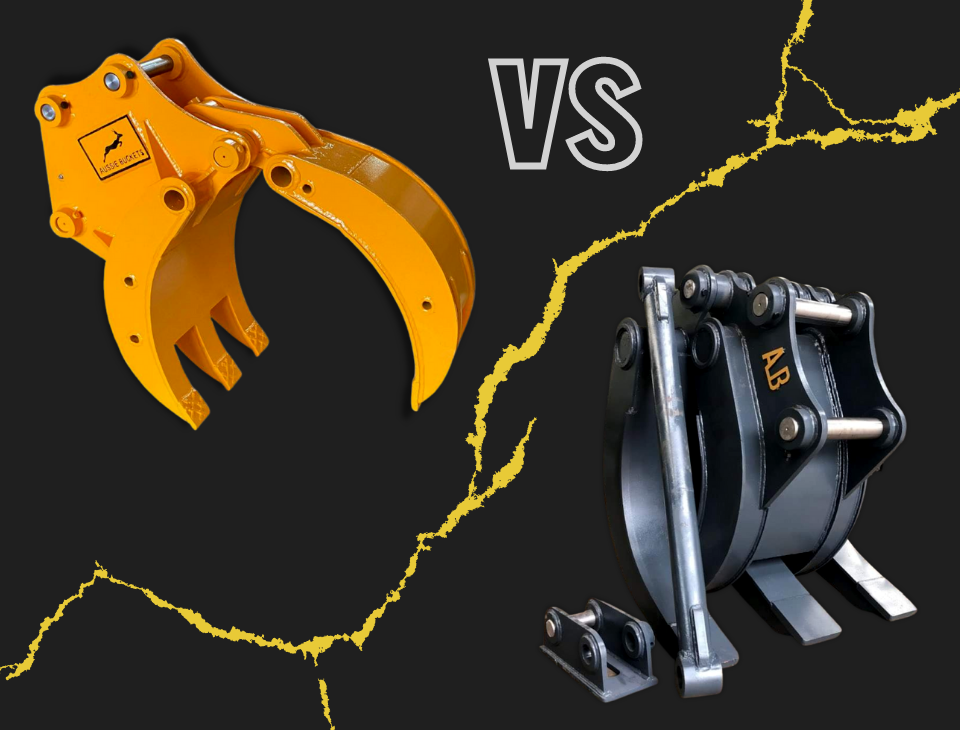 Understanding Hydraulic Vs Mechanical Grabs | Aussie Buckets